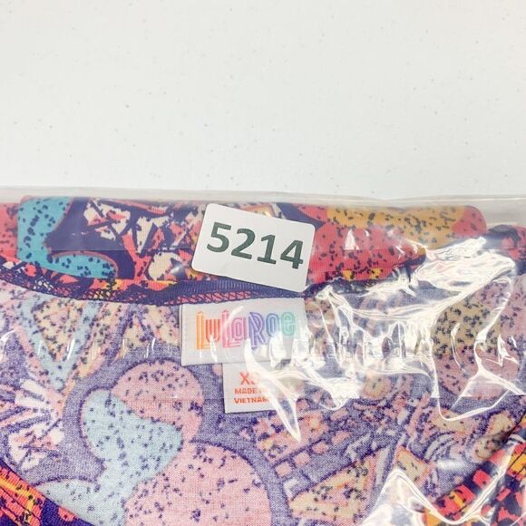 Lularoe IRMA Disney Women Extra Small NEW Minnie Mouse Colorful High Low Hem NWT - Picture 12 of 12